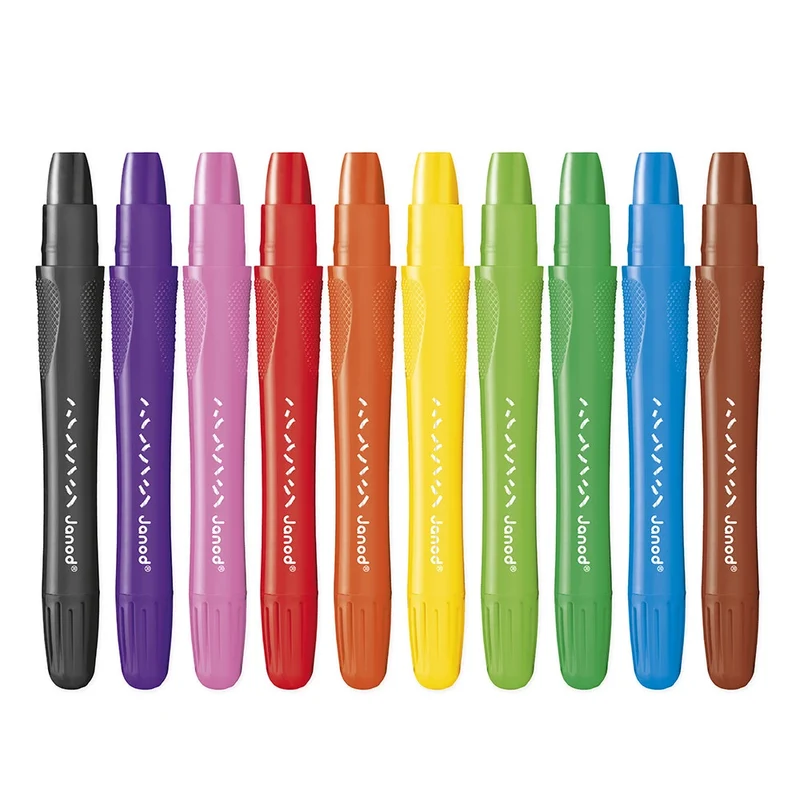 Janod - Crayons gel x 10 - 3 ans+