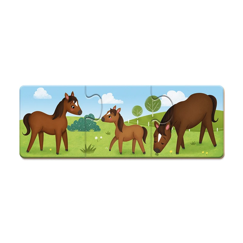 Janod - Jeu d'association - puzzle Trionimo 30 pièces - 2 ans+