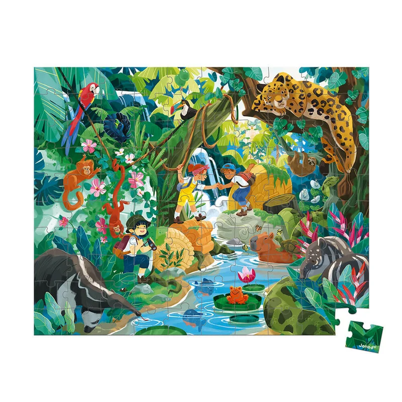 Janod - puzzle - Aventure inca -100 pièces - 5 ans+