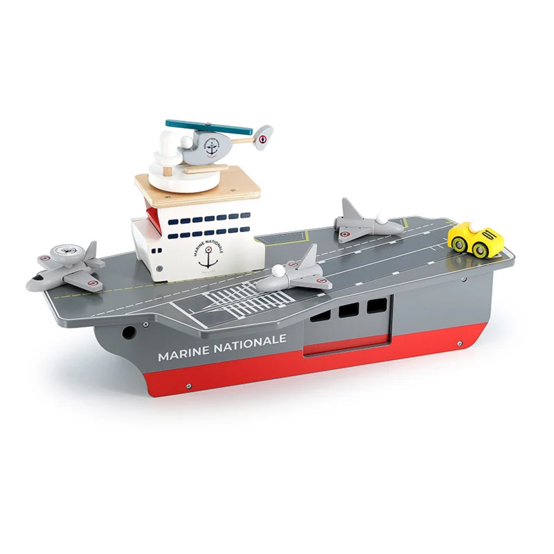 Vilac - Porte-avions + accessoires - Marine nationale 🧒3 ans+