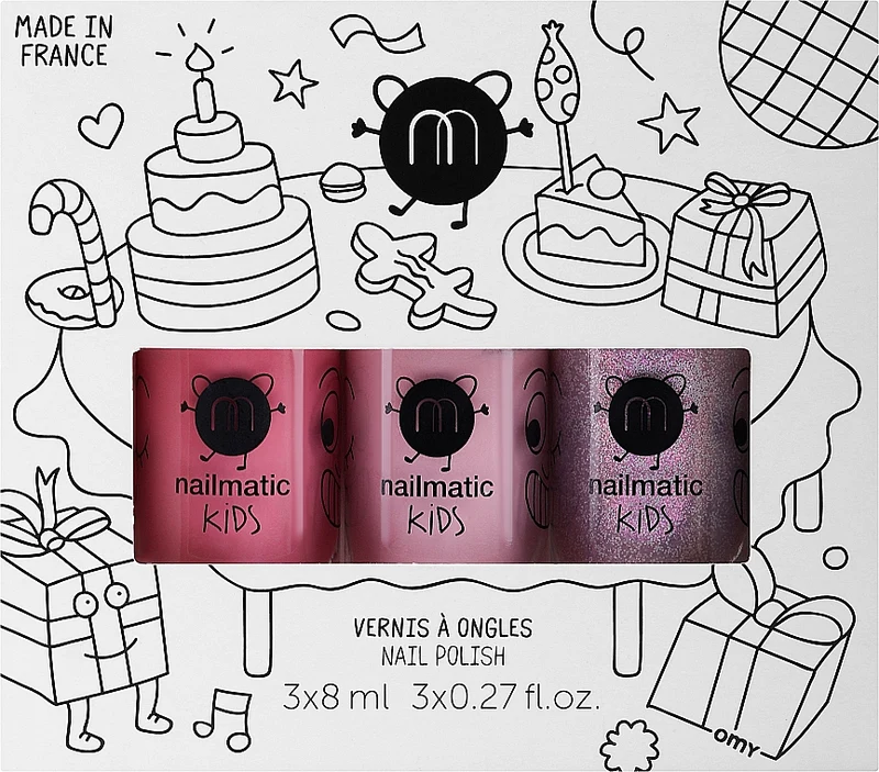 Nailmatic - set 3 vernis - 2 ans+