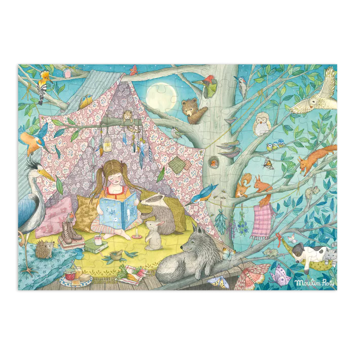 Moulin Roty - Les rosalies, La cabane secrète - Puzzle - 5 ans+