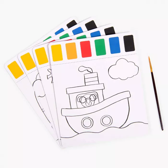 Moulin Roty - Peinture palette magique - les popipop - 2 ans+