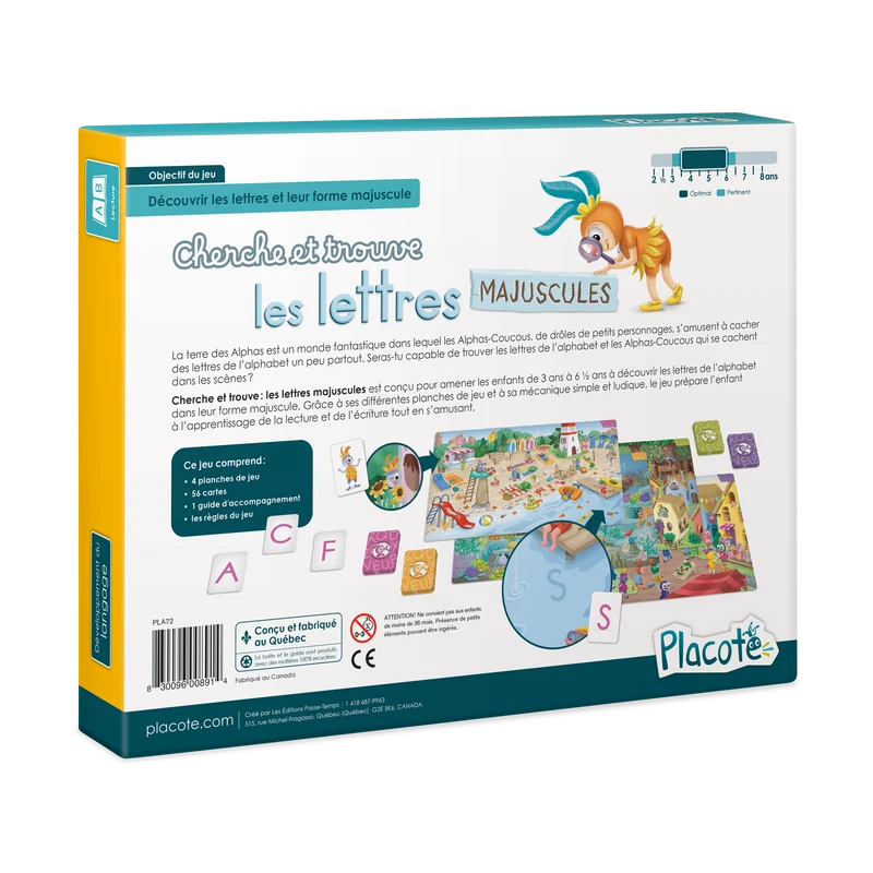 Cherche et trouve : les lettres majuscules