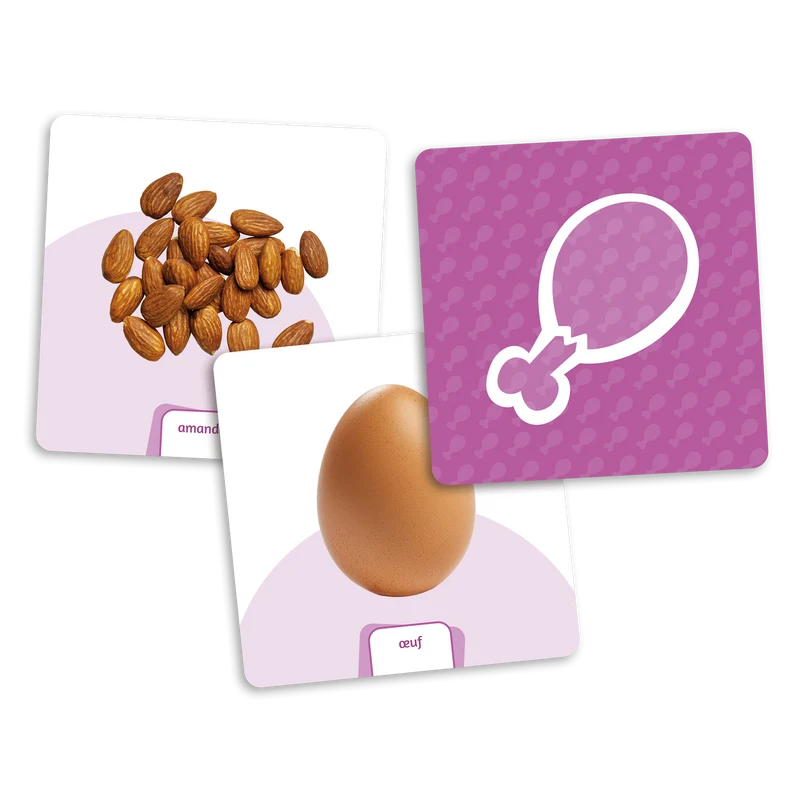 Le dé des premiers mots - Les aliments (extension)