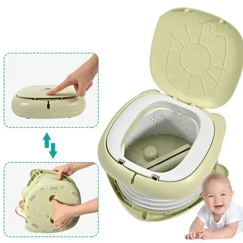 Pot de Voyage Pliable pour Enfants – Compact et Pratique | Idéal pour Propreté et Voyages