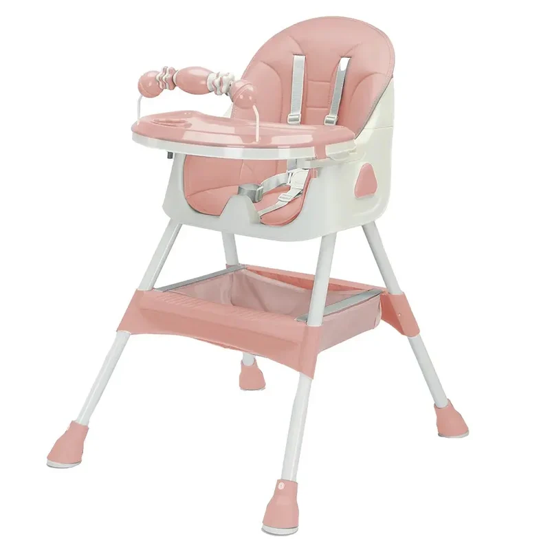Chaise Haute pour Bébé et Tout-Petit - Pliable et Réglable