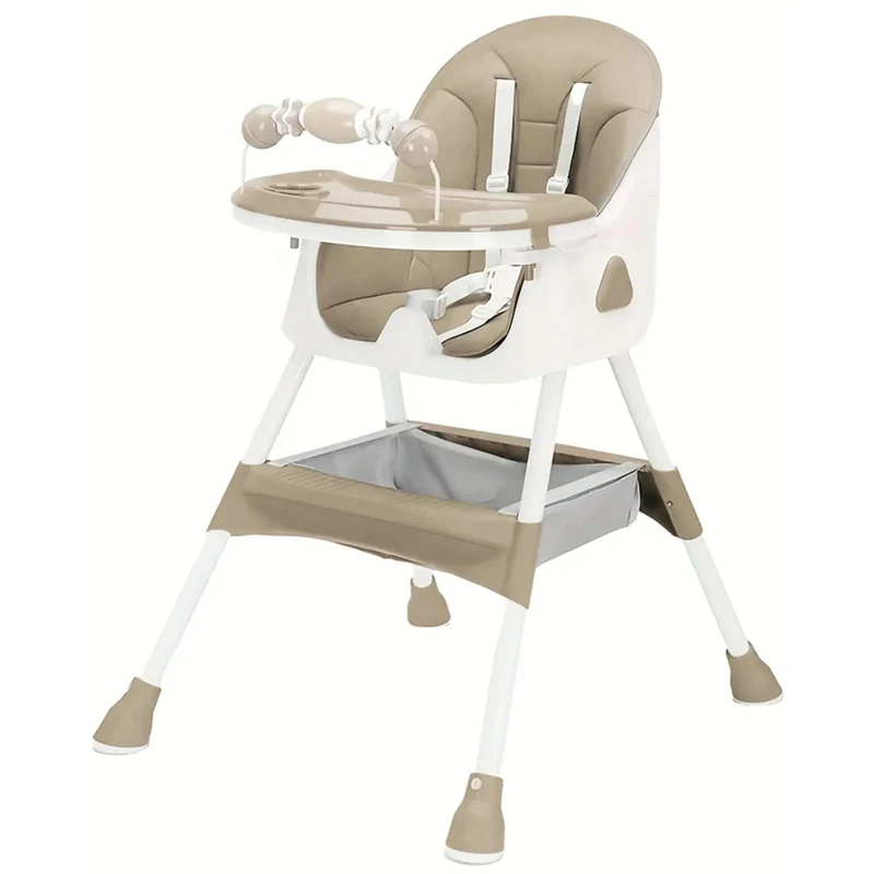 Chaise Haute pour Bébé et Tout-Petit - Pliable et Réglable