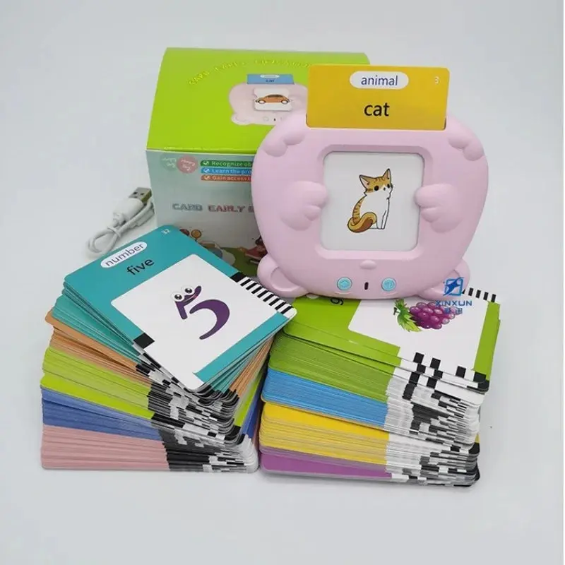 Mes Premiers Mots | Cartes Parlantes | Jouet Educatif pour Enfants 3 - 6 ans