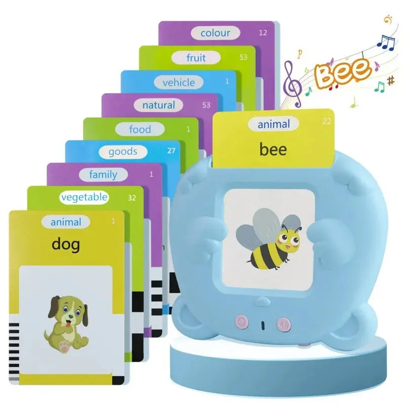 Mes Premiers Mots | Cartes Parlantes | Jouet Educatif pour Enfants 3 - 6 ans
