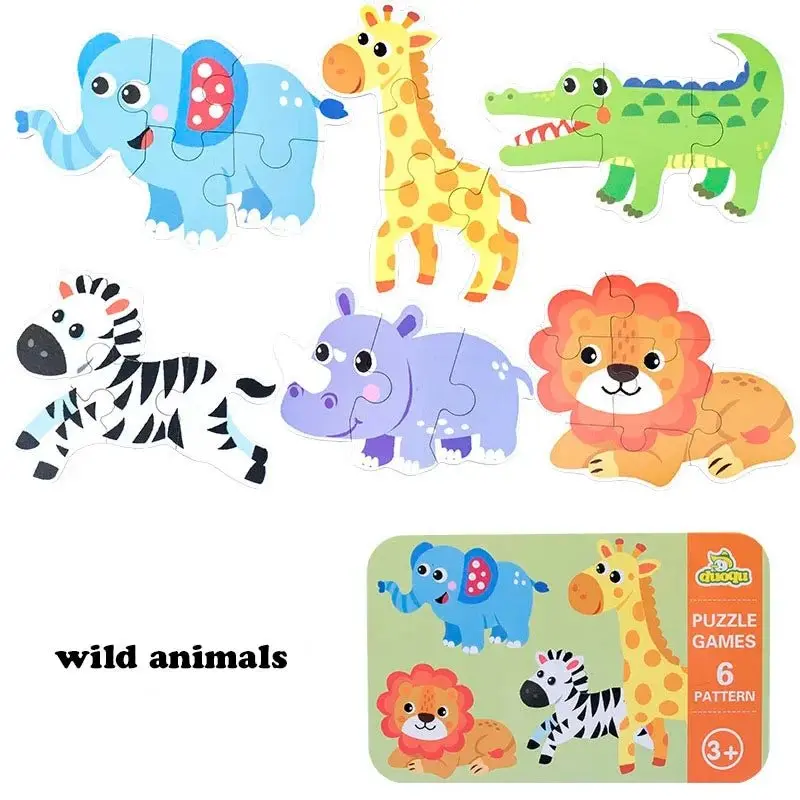 Puzzle Formes avec Boîte Métallique - Jeu Éducatif pour Enfants