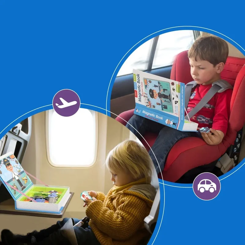Puzzle Magnétique Tangram pour Enfants