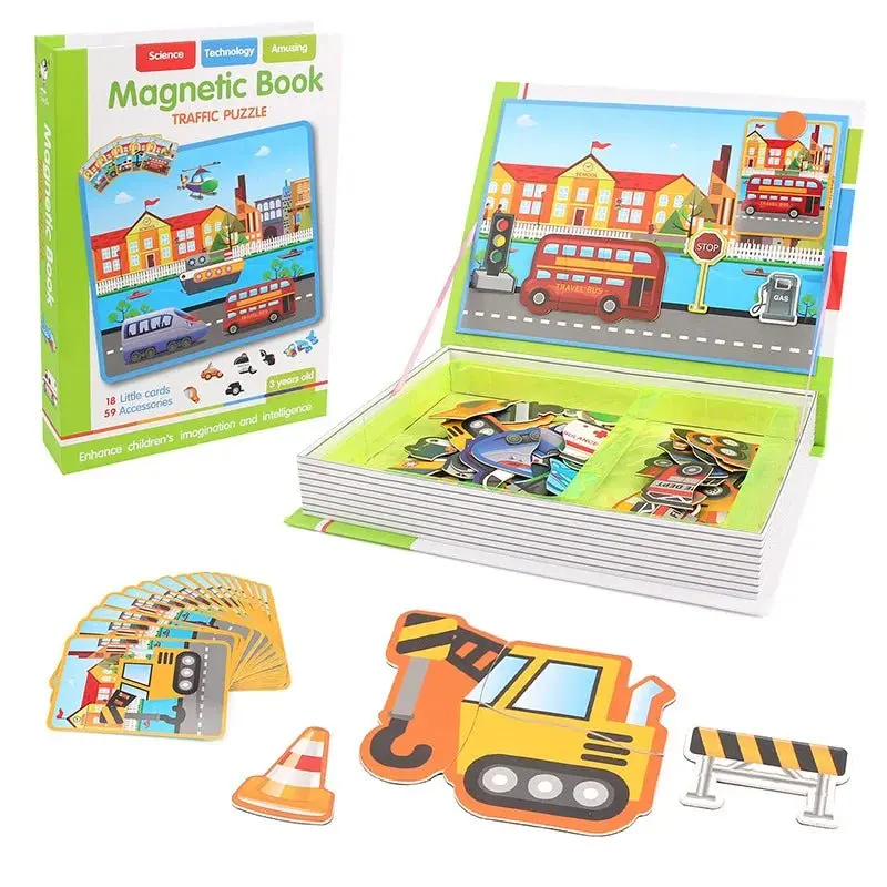 Puzzle Magnétique Tangram pour Enfants