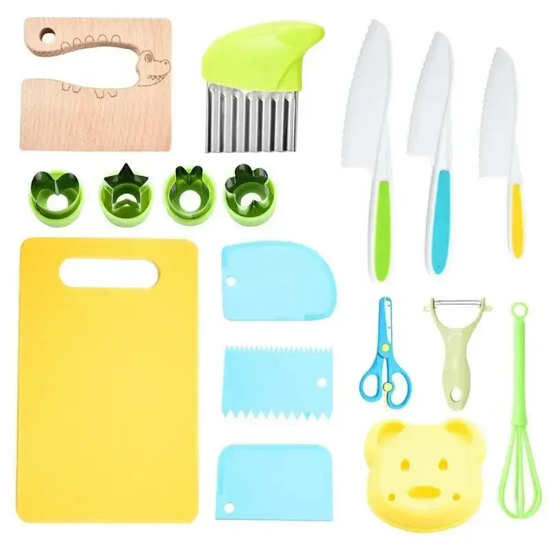 Kit ustensiles de cuisine Montessori 11/13/17 pièces