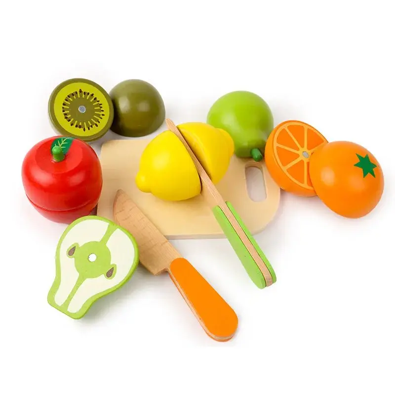 Fruits et Légumes en Bois à découper