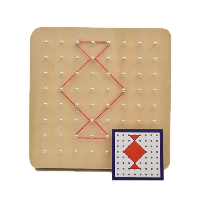 Kit de Géoboard en Bois Montessori