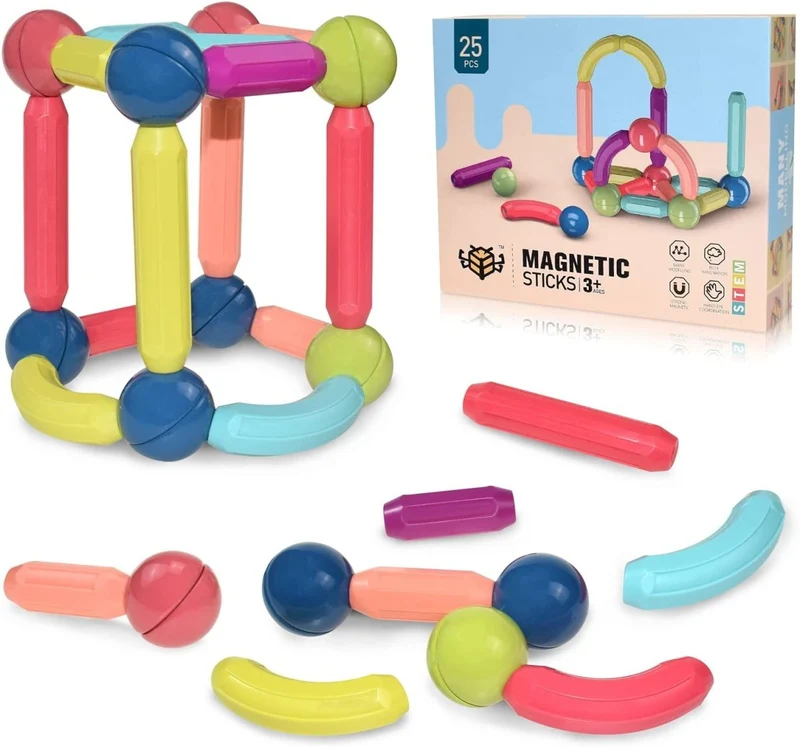 Montessori Magnetic building blocks (42 pieces)