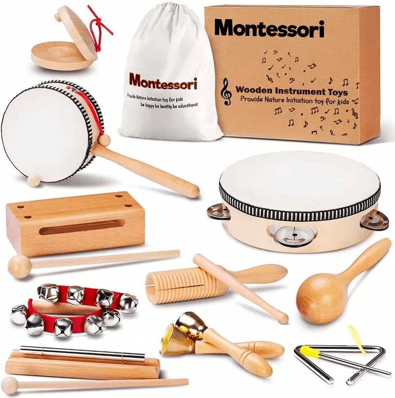 Ensemble d'instruments de musique Montessori