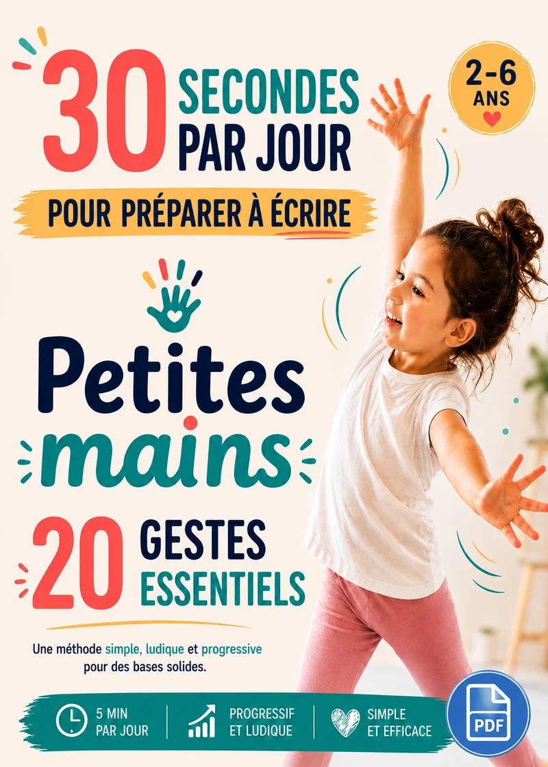 Méthode Petites Mains – 20 Fiches Pas à Pas | PDF à imprimer