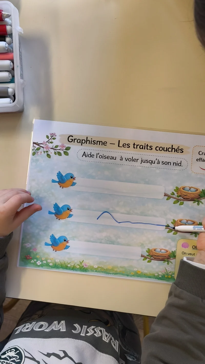 Mes petites mains se préparent pour l'écriture- cahier spécial graphisme- Petites section