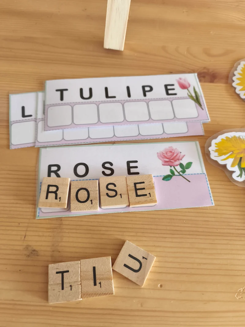 🌿 Fleurs & végétaux 3-5 ans - Matériel inclus