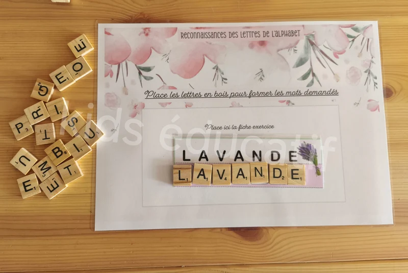 🌿 Fleurs & végétaux 3-5 ans - Matériel inclus