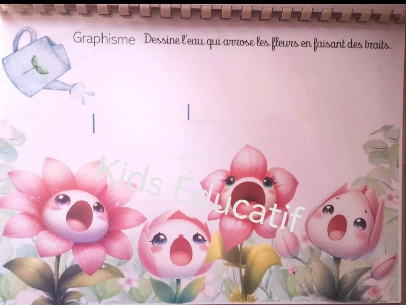 🌿 Fleurs & végétaux 3-5 ans - Matériel inclus
