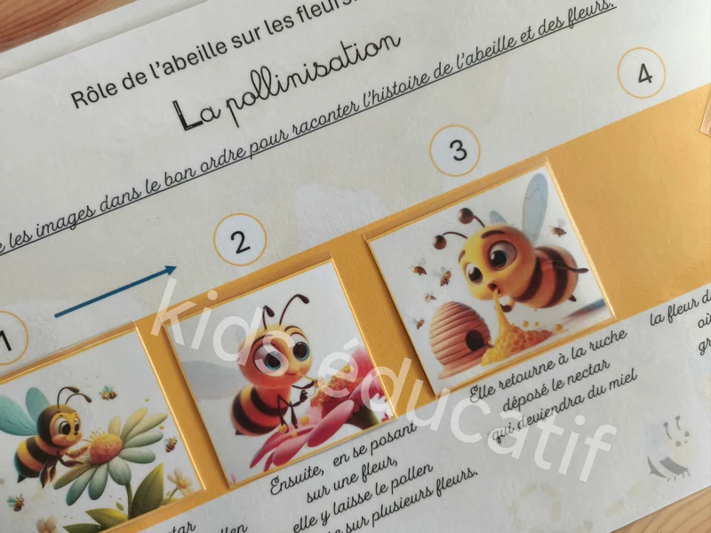 🌿 Fleurs & végétaux 3-5 ans - Matériel inclus