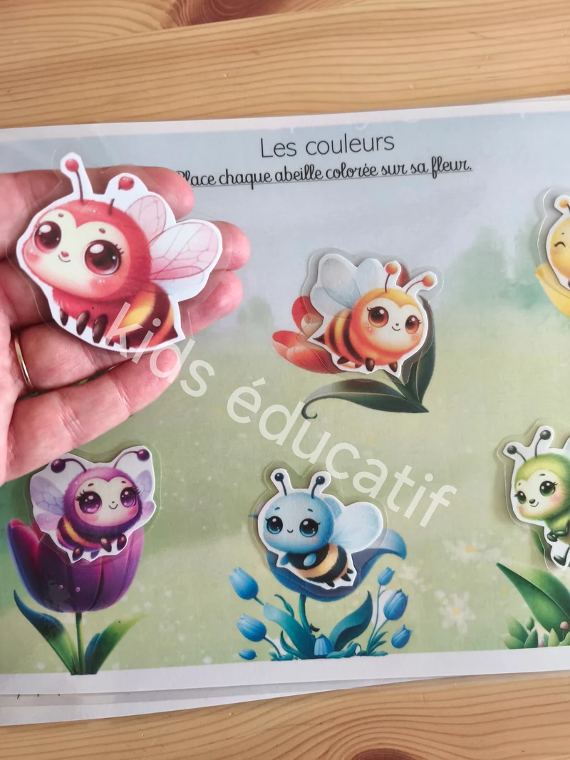 🌿 Fleurs & végétaux 3-5 ans - Matériel inclus