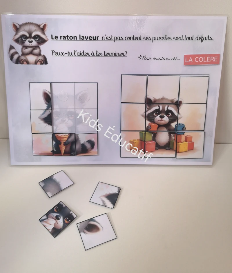 "Les émotions" 5-6 ans. livret pour apprendre à reprendre le contrôle de ses émotions