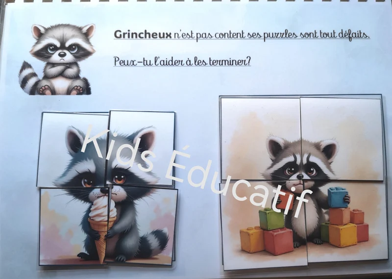 "Les émotions" livret 3-4 ans, pour apprendre à contrôler ses émotions.