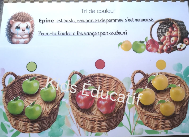 "Les émotions" livret 3-4 ans, pour apprendre à contrôler ses émotions.