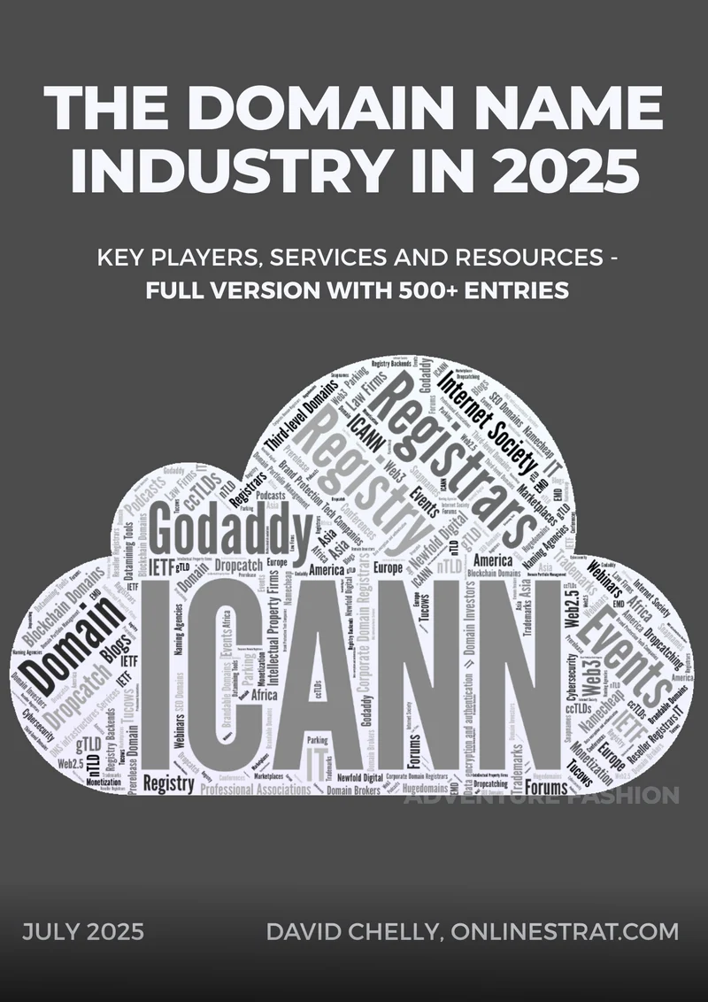 PDF File of 1000+ Key Players, Services and Resources of the Domain Industry