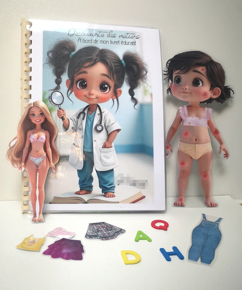 Mes petites mains découvrent les métiers – Cahier d’activités 3-4 ans