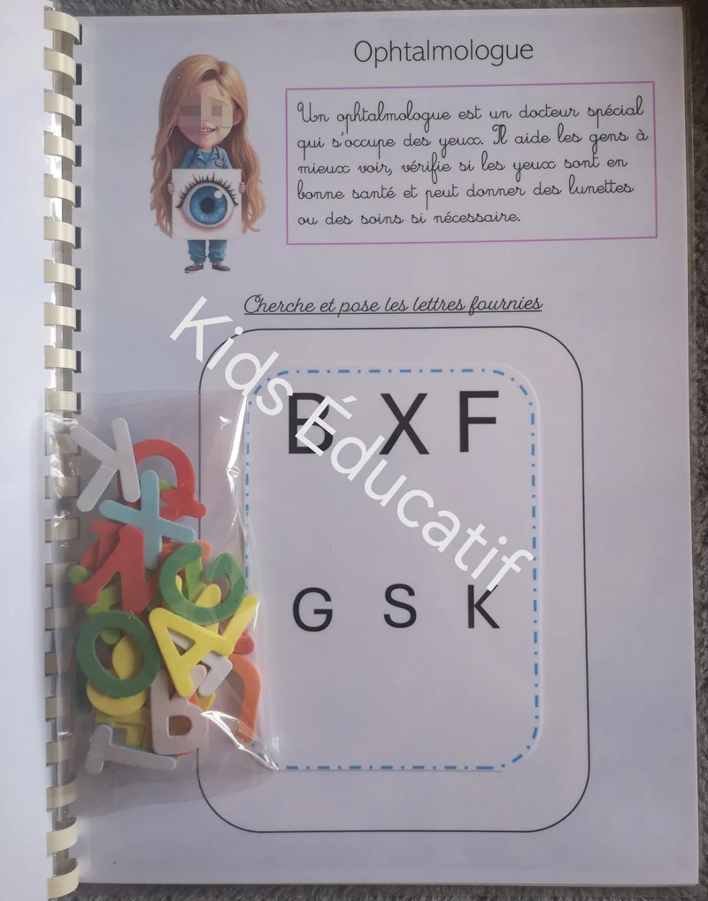 Mes petites mains découvrent les métiers – Cahier d’activités 3-4 ans