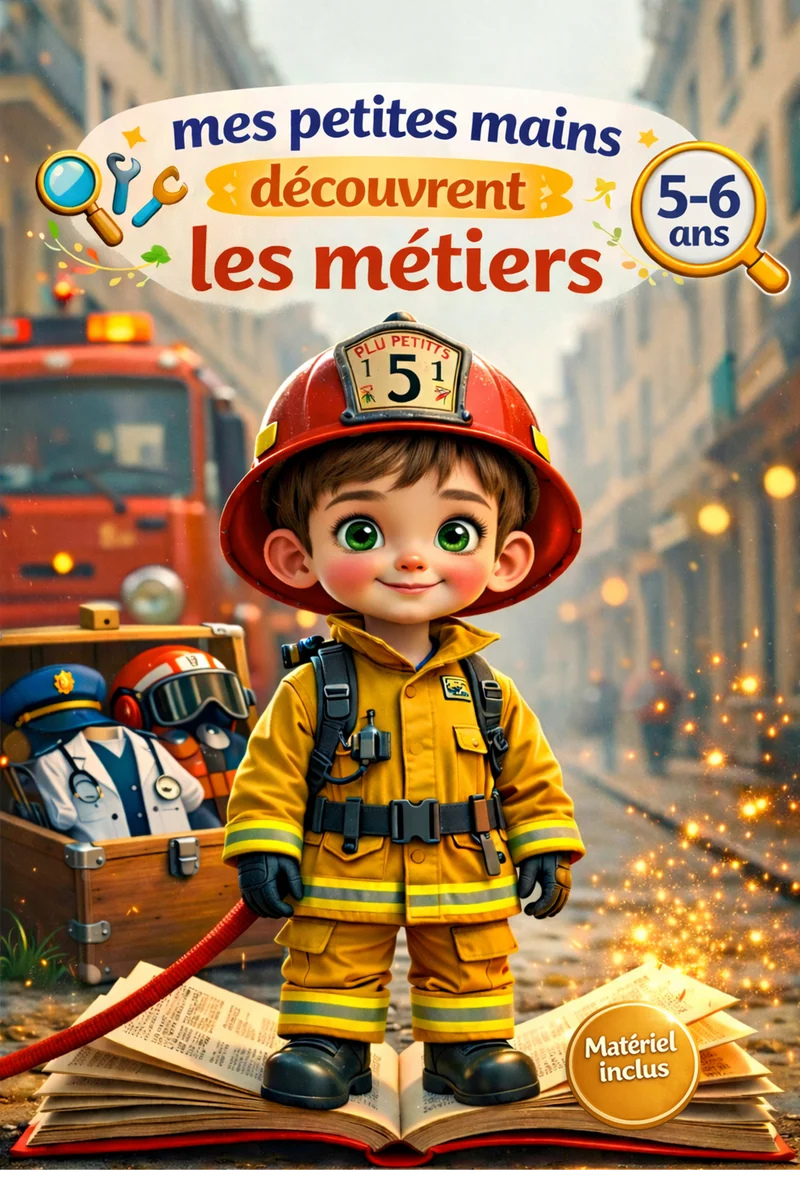 Mes petites mains découvrent les métiers – Cahier d’activités 5-6 ans