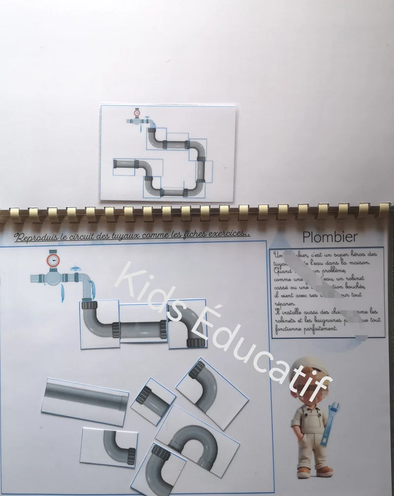 Mes petites mains découvrent les métiers – Cahier d’activités 5-6 ans