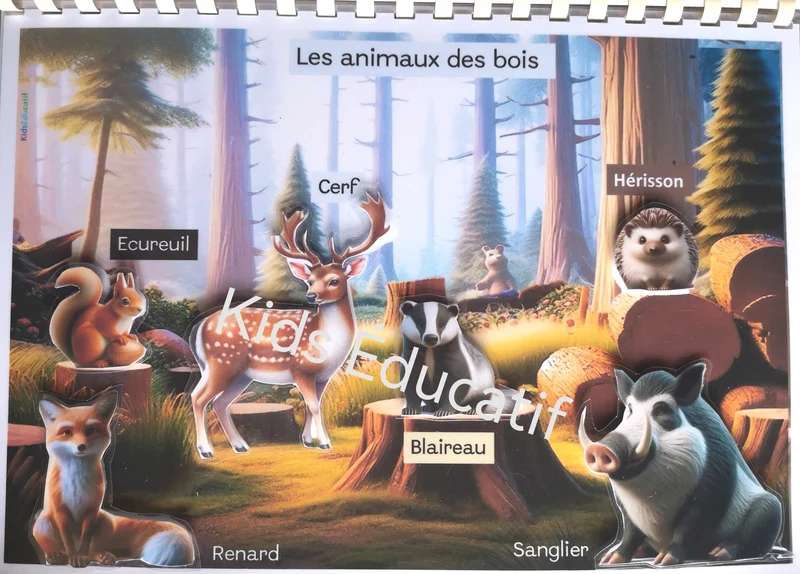 Livret les animaux du monde, vocabulaires, 3-6 ans