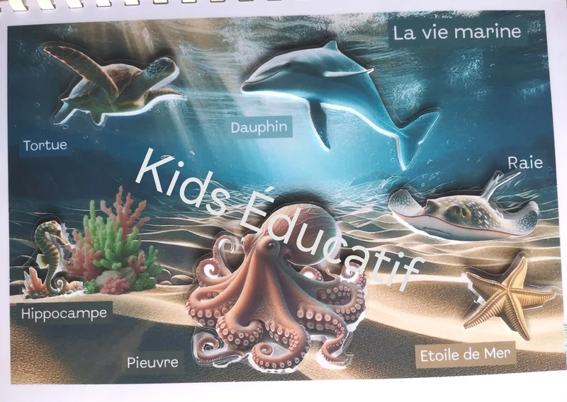 Livret les animaux du monde, vocabulaires, 3-6 ans