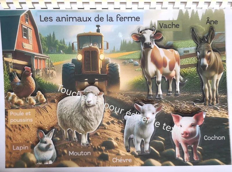 Livret les animaux du monde, vocabulaires, 3-6 ans