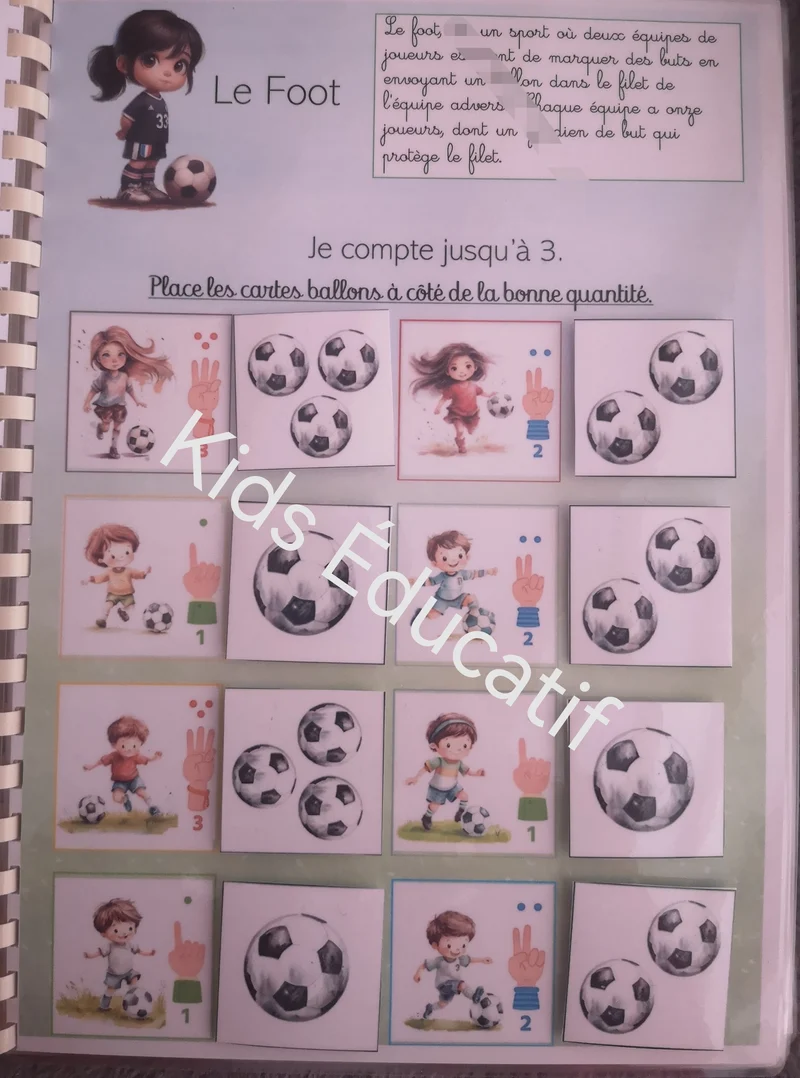 Sports et loisirs 3-6 ans – Kit d'activités, matériel inclus