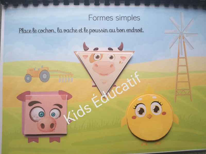 Livret éducatif, thème ferme