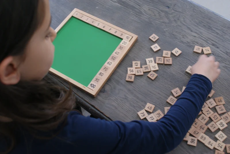 Tableau de 100 Montessori