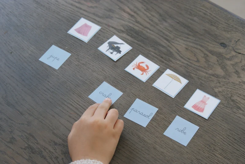 Séries de Lecture Montessori Cursives