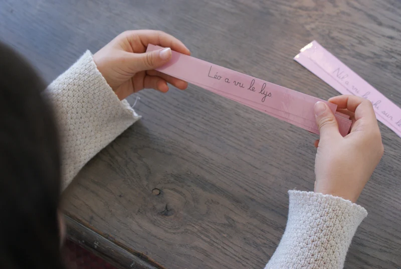 Séries de Lecture Montessori Cursives