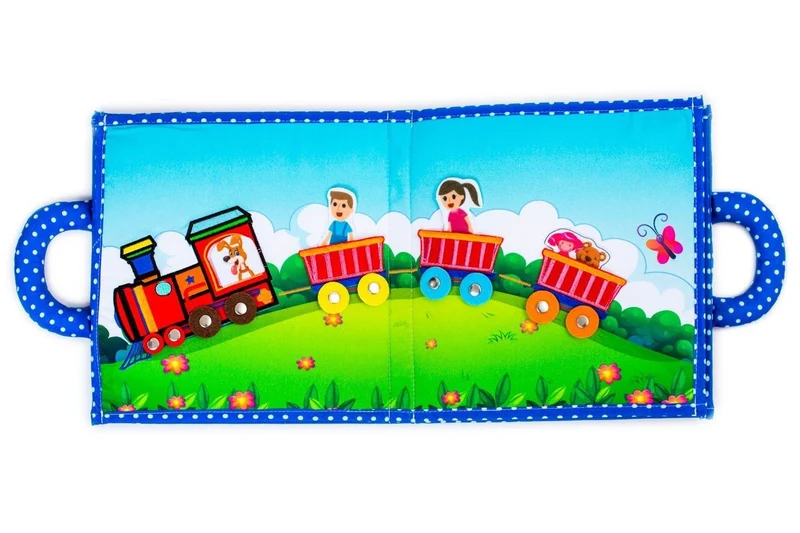 Livre d'éveil et activités Montessori - Chiot