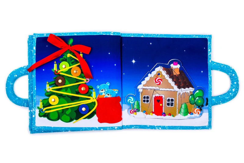 Livre d'éveil et activités Montessori - Hiver