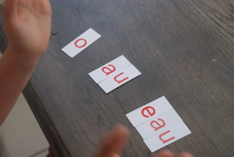 Homophones Montessori