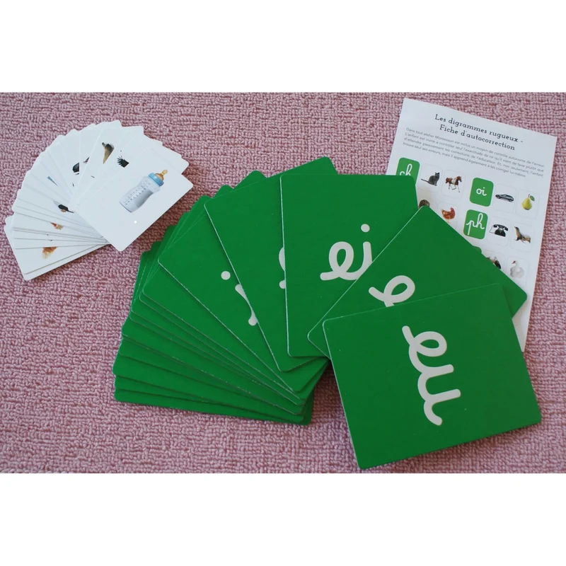 Digrammes Rugueux Cursifs Montessori