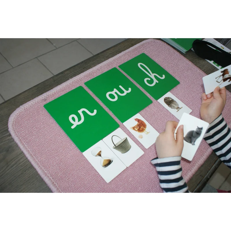 Digrammes Rugueux Cursifs Montessori